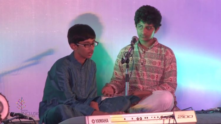Aditya Venkatesh performing at India Inclusion Summit